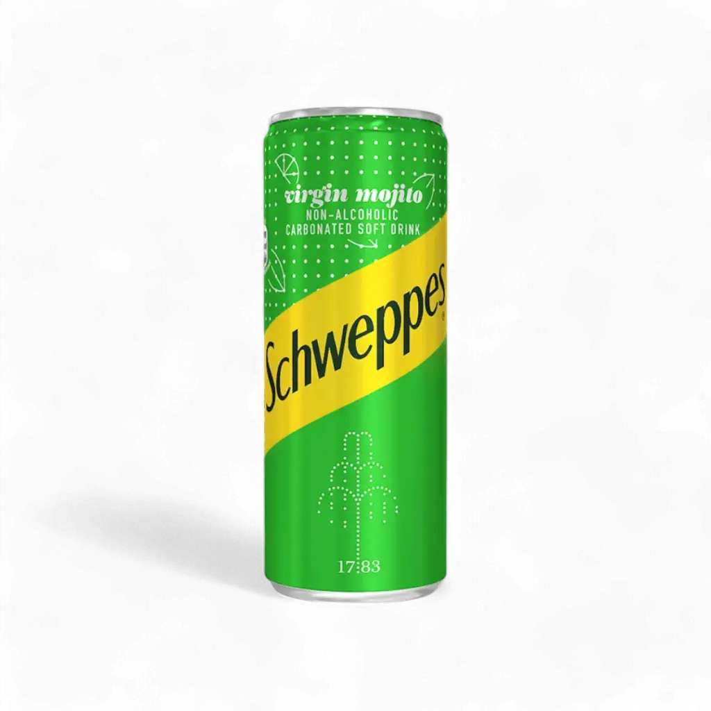 Schweppes virgin mojito can 33cl