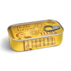 Titus sardine in sunflower oil 125g