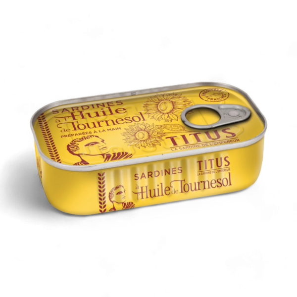 Titus sardine in sunflower oil 125g