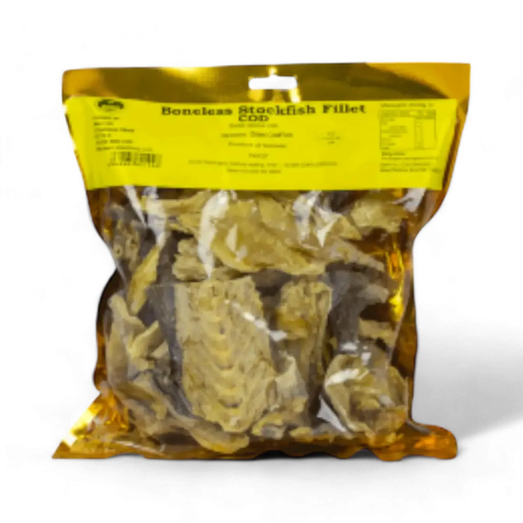 Stockfish cod fillets - boneless - 175g