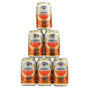 Amstel malta can pack of 6