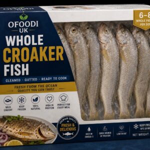 Yellow croacker fish whole box