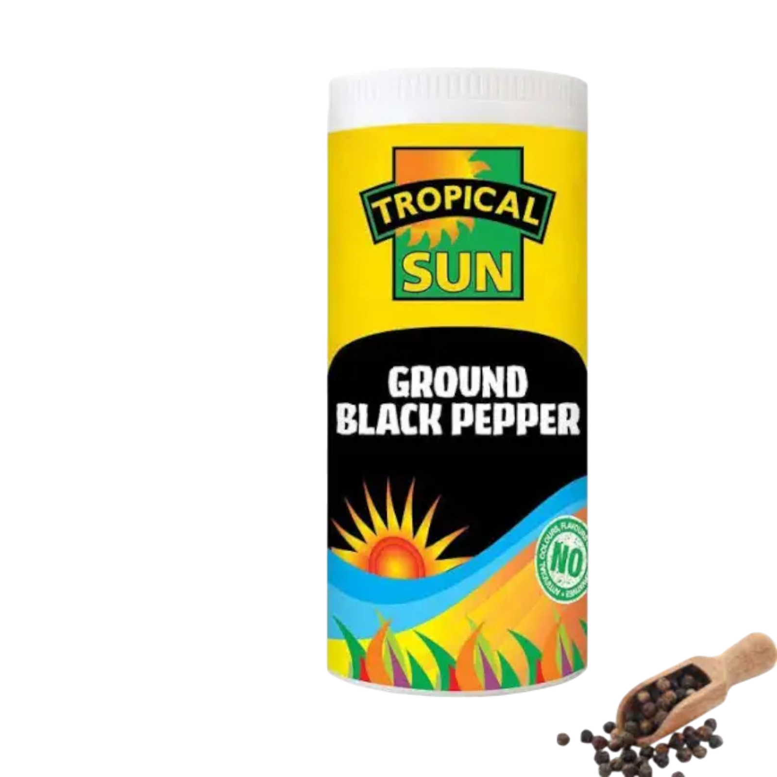 Ground Black Pepper – Pre-Packed 1 - Ofoodi Online African, Asian, Caribbean Store Groud Black Pepper Tropical Sun