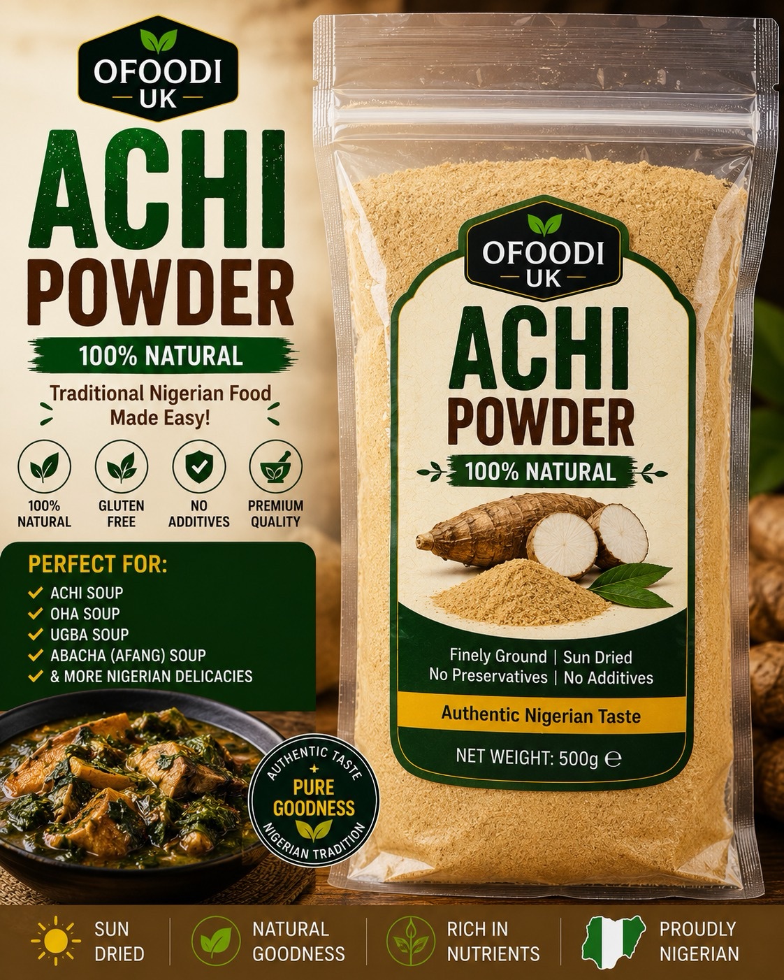 Achi - 80G 1 - Ofoodi Online African, Asian, Caribbean Store Achi - 80g