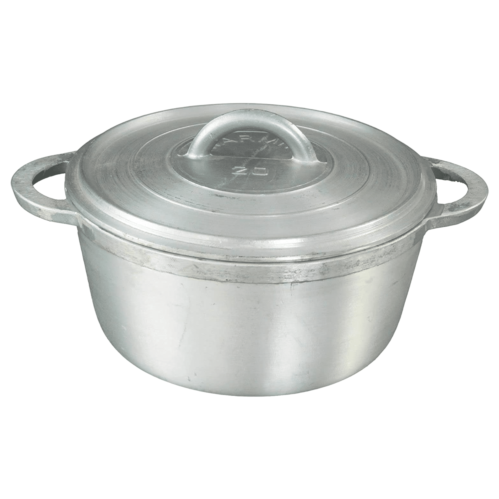 Tropical sun cast aluminium dutch pot