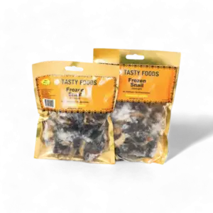 Frozen snail escargot medium size - 3/5 in a pouch (no shell)