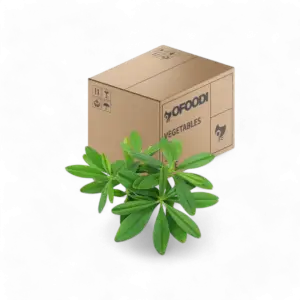 Box of fresh water leaves - waterleaf