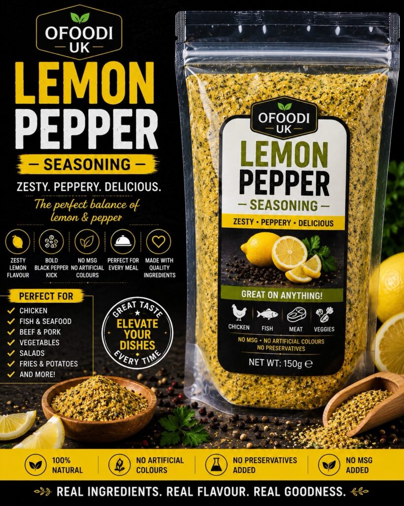 Lemon pepper seasoning pack