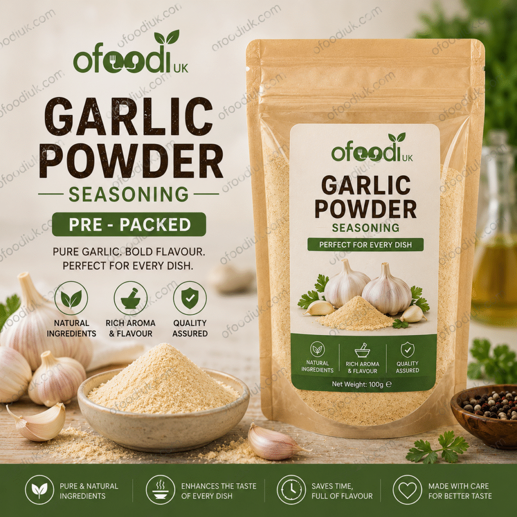 Garlic powder seasoning pre -packed